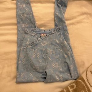 LOVE SHACK FANCY x BEACH RIOT bow leggings